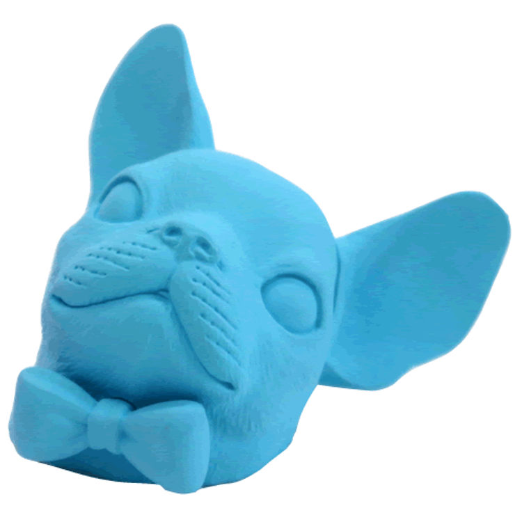 Qtie Animal - French Bulldog Blue by Qualia