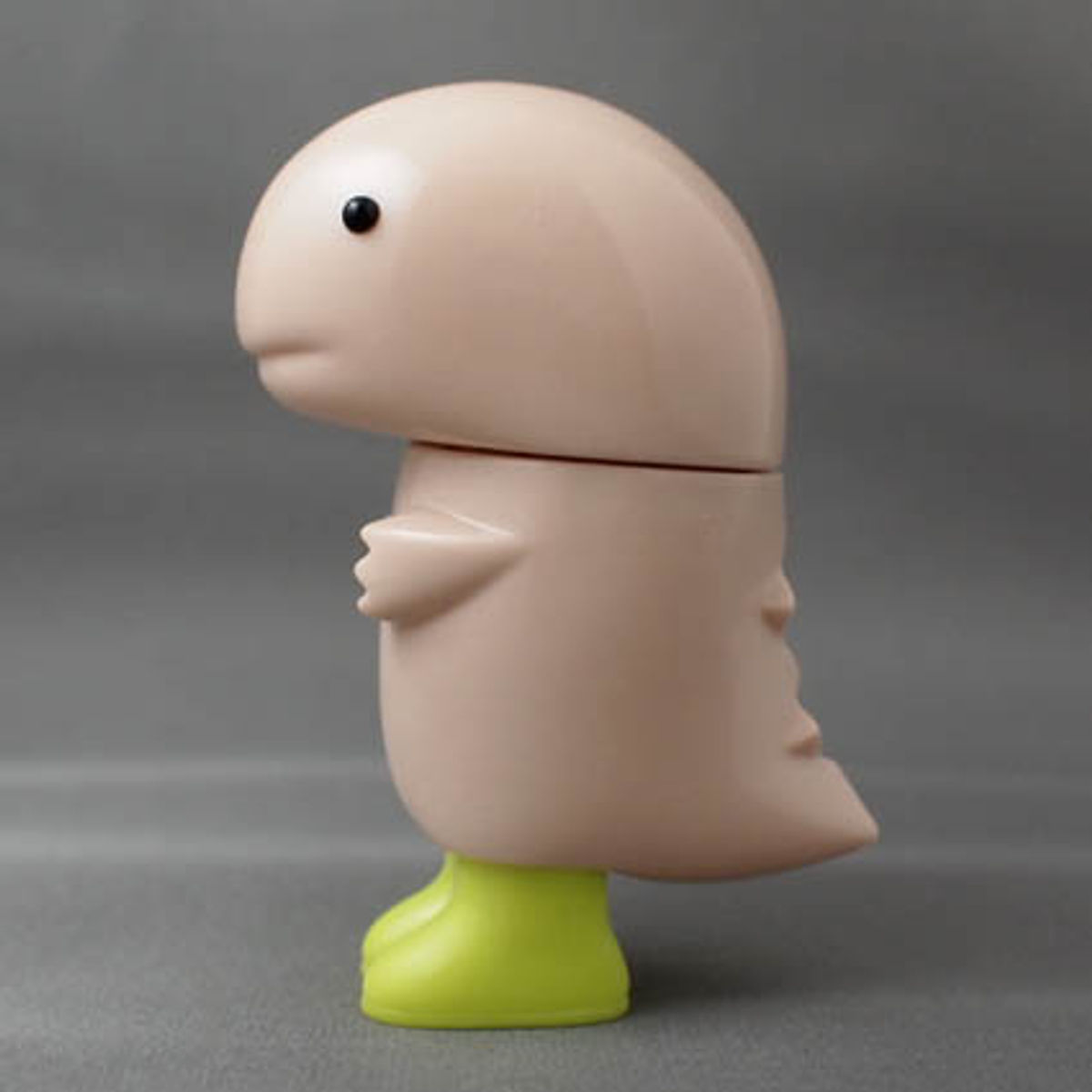 Amedas - Milky coffee + yellow-green boots