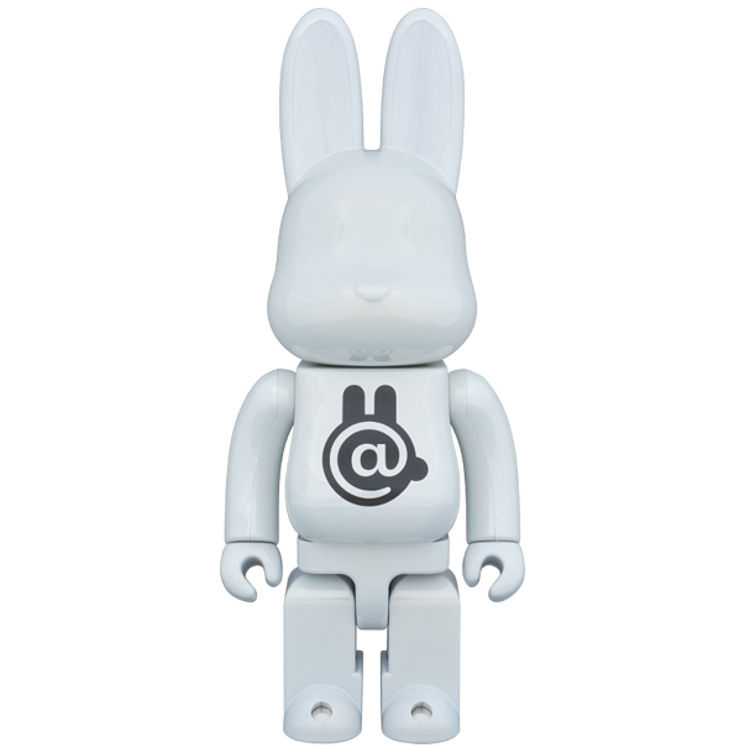 400% R@bbrick Chrome White by Medicom