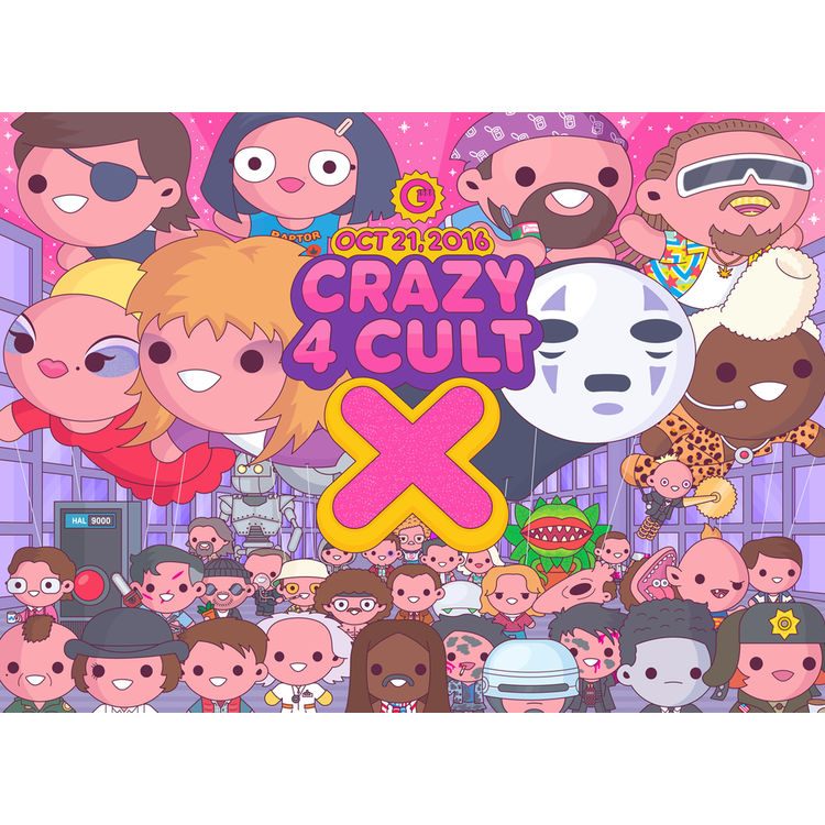 Crazy 4 Cult X (Show Poster) by 100% Soft
