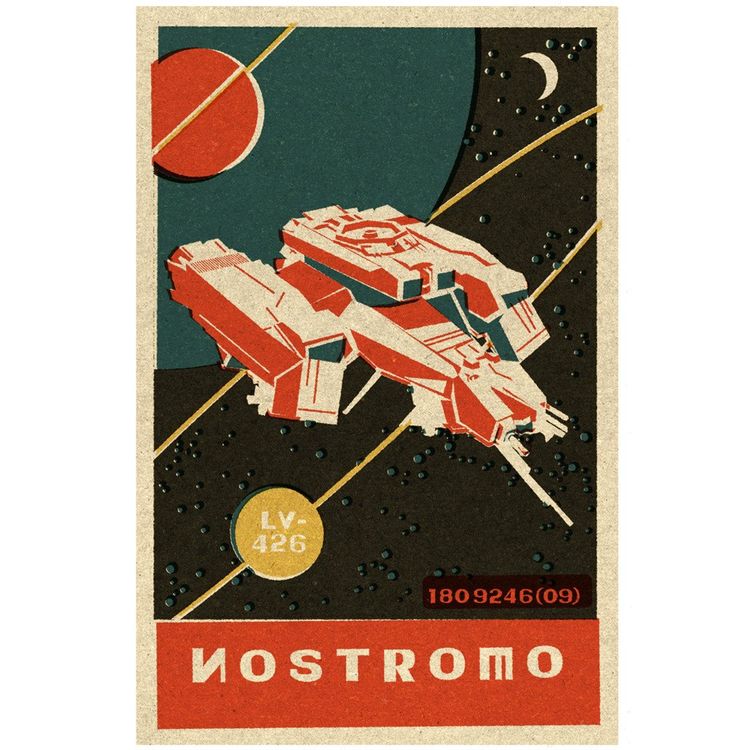 Aliens - Nostromo by Andy Pitts