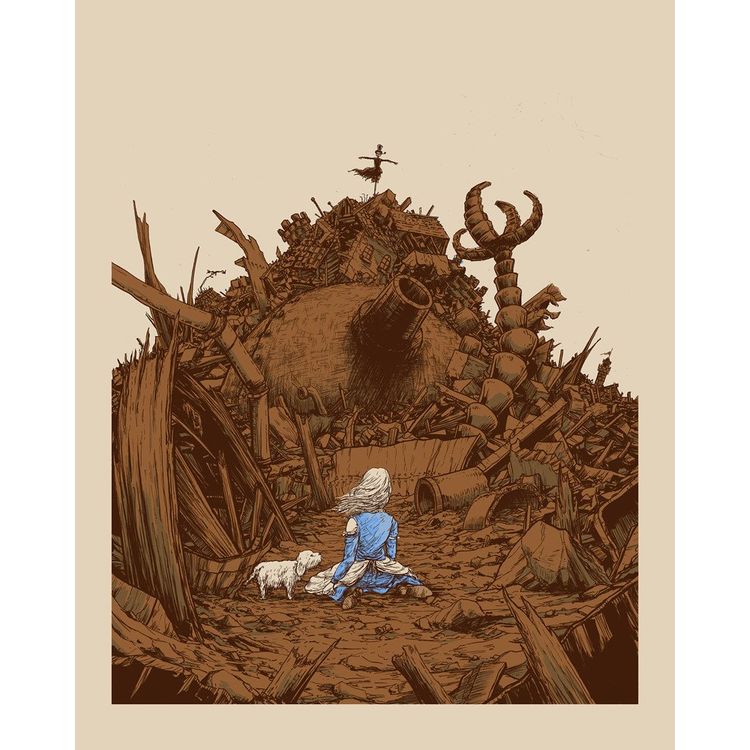 Howl's Fallen Castle - Rust by Barry Blankenship