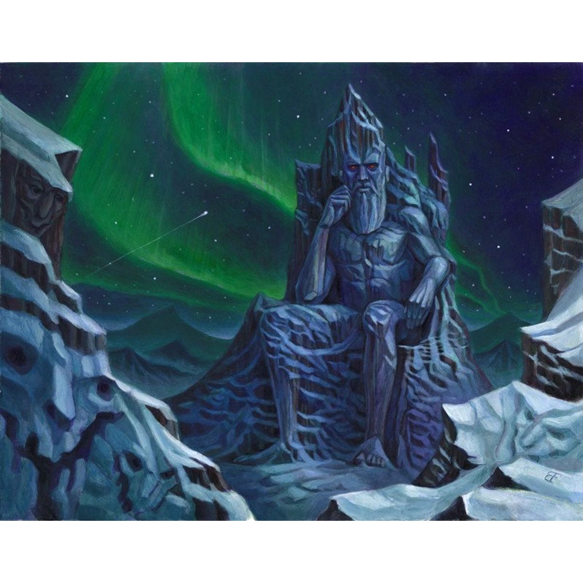 A Shooting Star Over The Deadly Desert