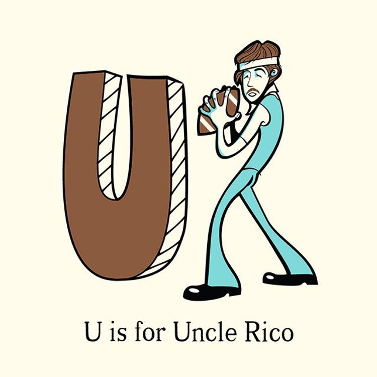 U is for Uncle Rico by Castlepöp