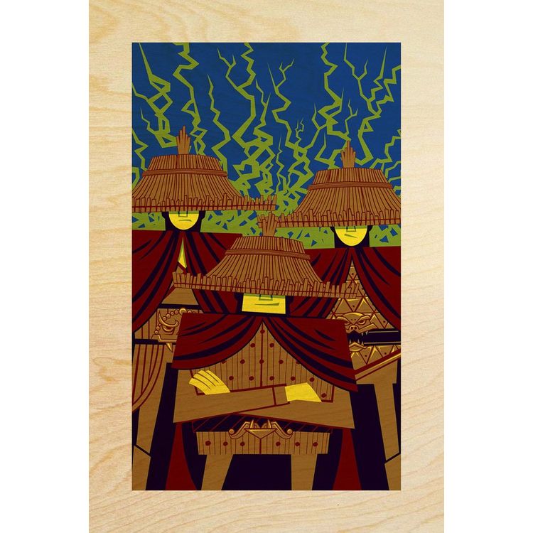 Three Storms (Wood) by Doug LaRocca