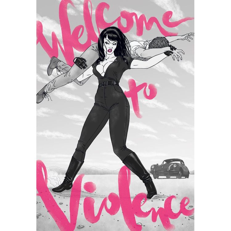 Welcome to Violence (B&W Variant) by Erin Gallagher
