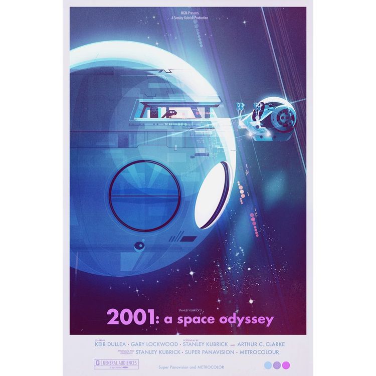 2001: A Space Odyssey by James Gilleard