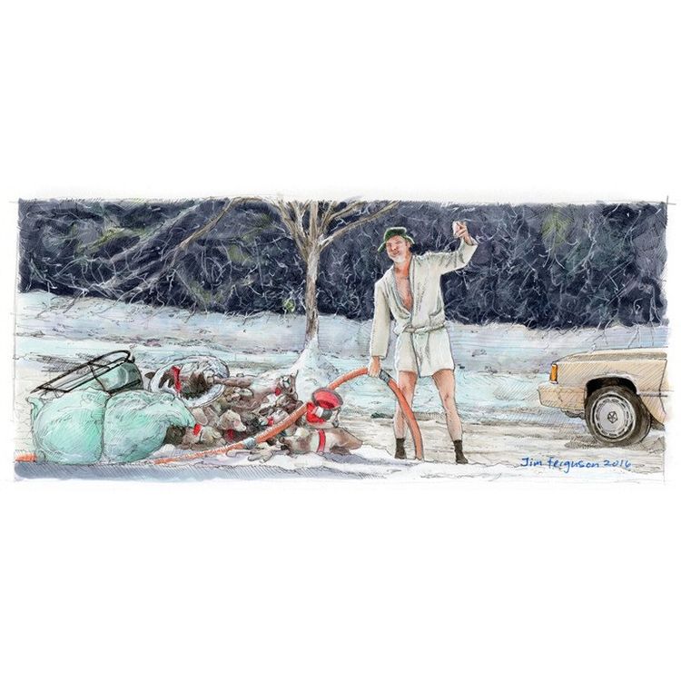 Christmas Vacation - Shitters full by Jim Ferguson