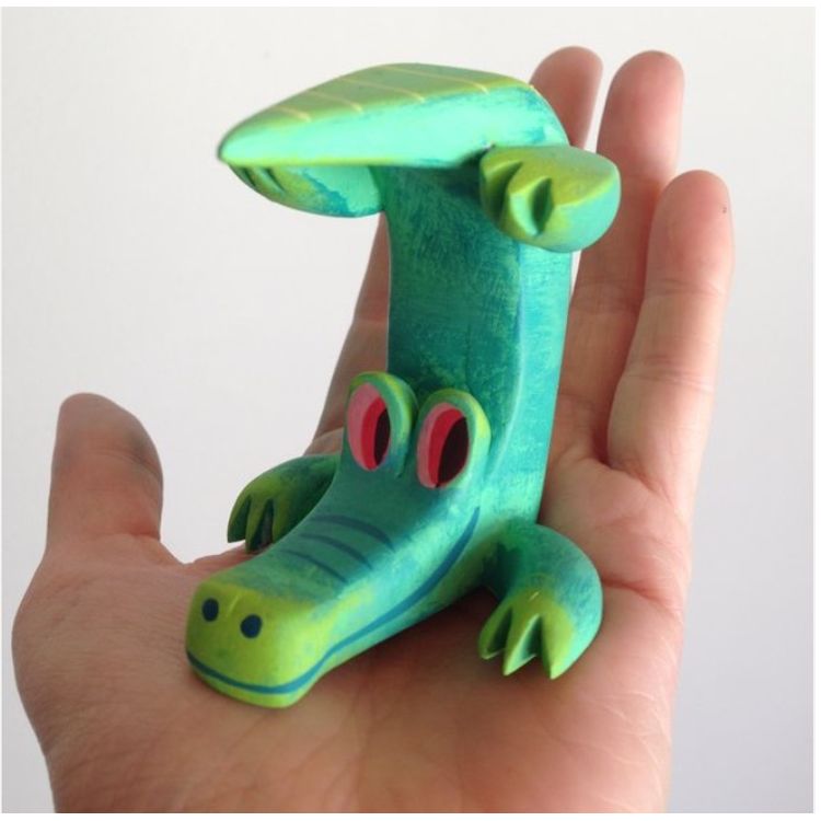 Topsy Turvy Croc by Michelle Valigura