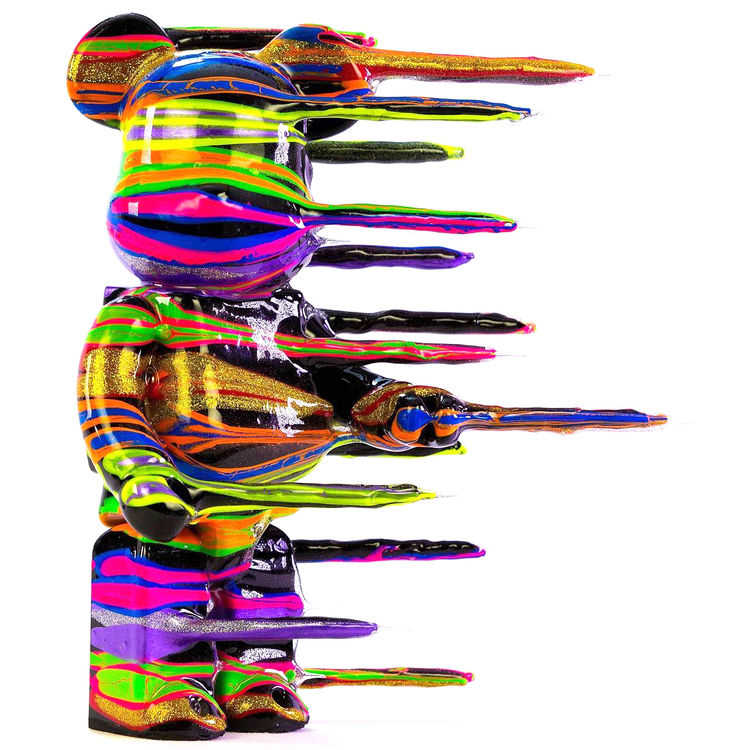 400% Blown Away Be@rbrick by Josh Mayhem