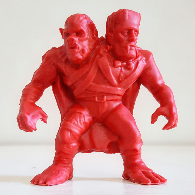 MONSTEREX Minifigure - "M.U.S.C.L.E. Red" colorway by Alien Robot Monster