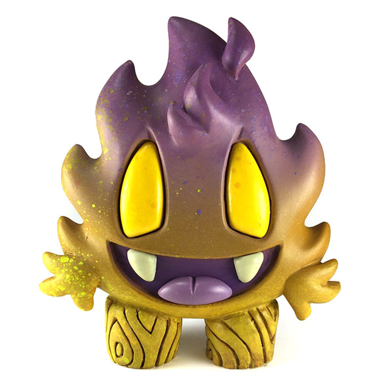 Chibi Honoo - Purple/Yellow (DCon '16) by Leecifer