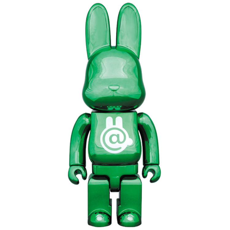 400% R@bbrick Chrome Green by Medicom