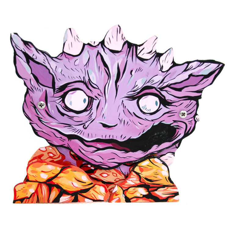 Transforming Mushroom Peeking Boglin by Attaboy