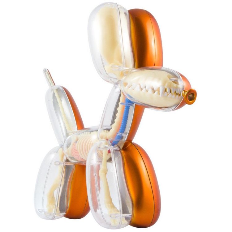 Balloon Dog Anatomy Deep Persimmon by Jason Freeny