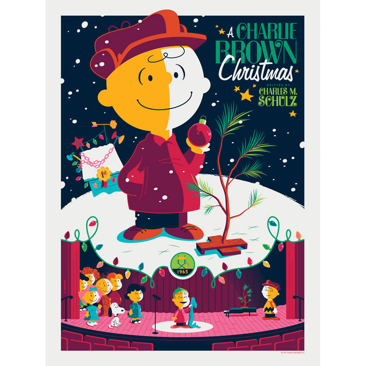 A Charlie Brown Christmas (Silver Bells Variant) by Tom Whalen