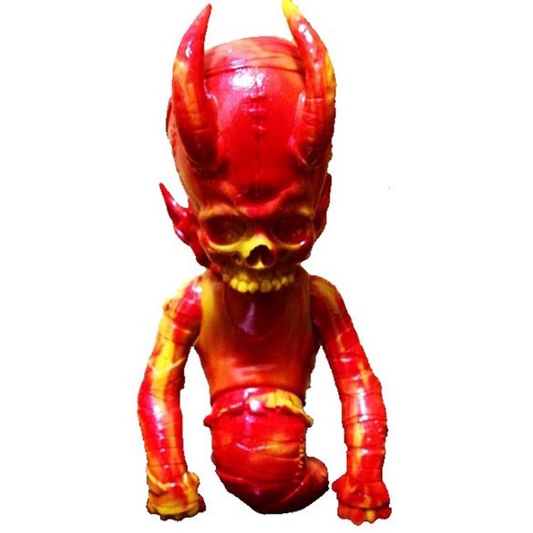 HeviOrm - Orange/Red Marble by Pushead (Brian Schroeder)