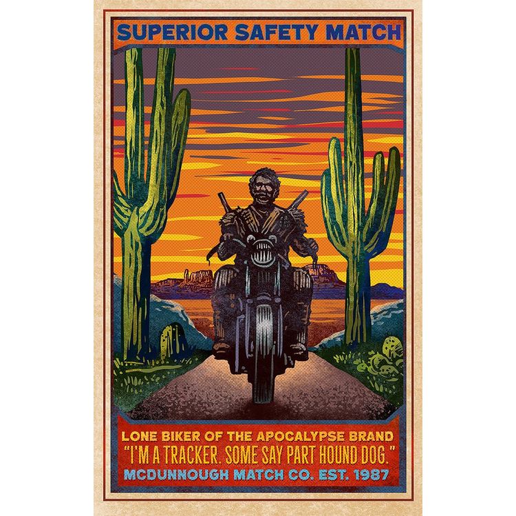 Lone Biker by Chet Phillips
