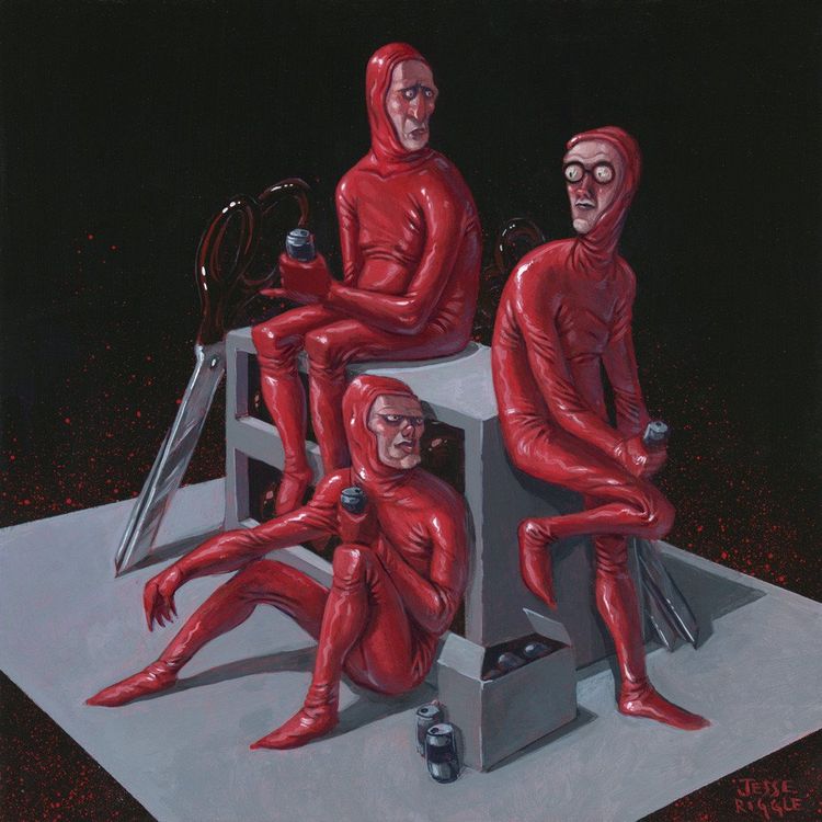 These men are nihilists. There's nothing to be afraid of. (Print) by Jesse Riggle