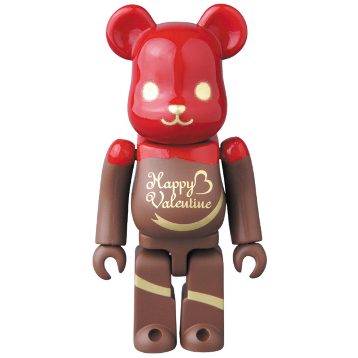 100% Valentine Be@rbrick 2017 - Chocolat Framboise