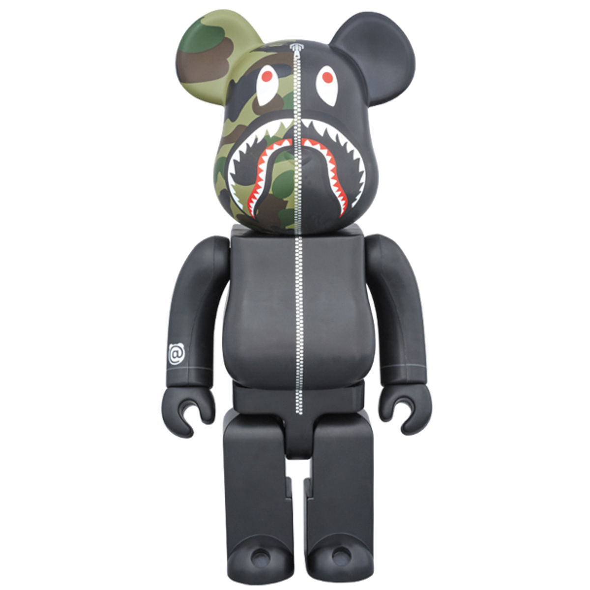 1000% Black Camo Shark Be@rbrick