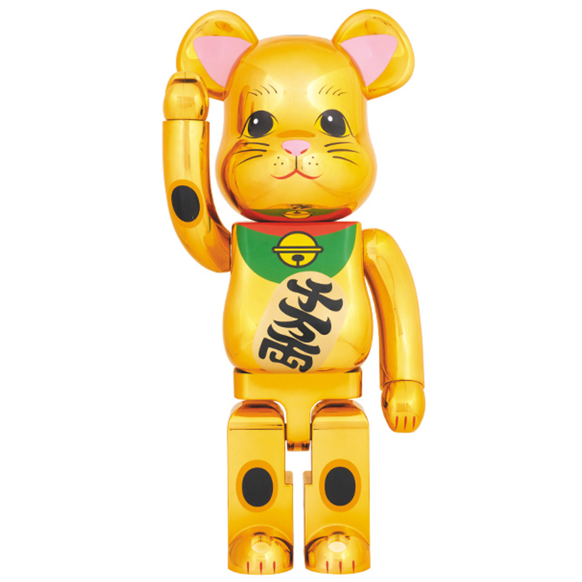 1000% Beckoning Cat Gold-Plated Superalloy