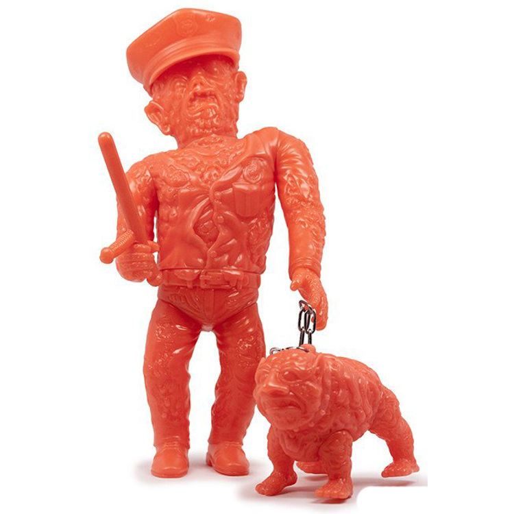Mutant Cop/ DK-9 Red to Orange Glow Combo Set by Violence Toy (Zach Taylor)