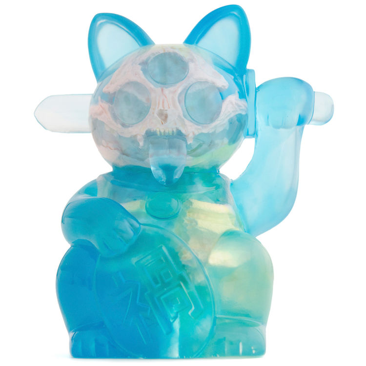 Infected Misfortune Cat - Translucent Blue by Scott Wilkowski