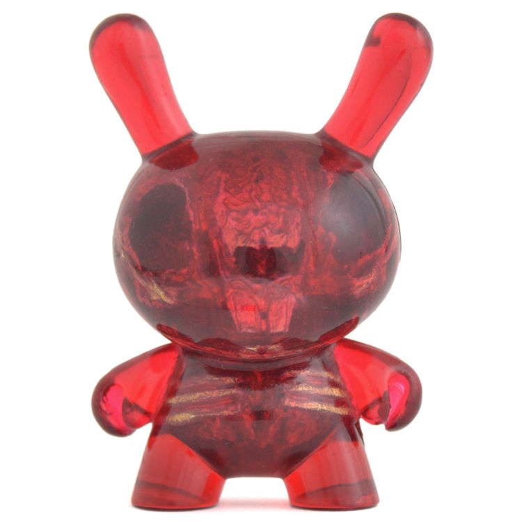 Infected Dunny - Red and Metallic Gold by Scott Wilkowski