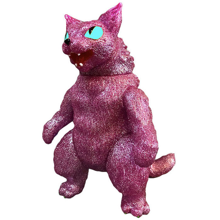 Kaiju King Negora Cat - Red Glitter by Mark Nagata