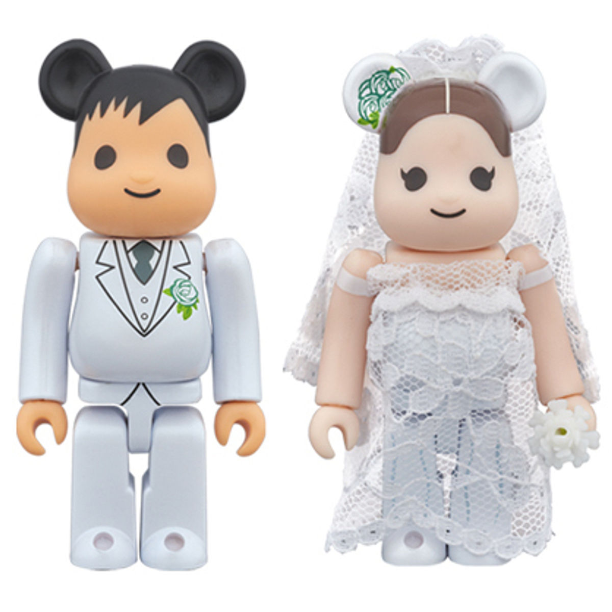 100% Bride & Groom 2 Be@rbrick