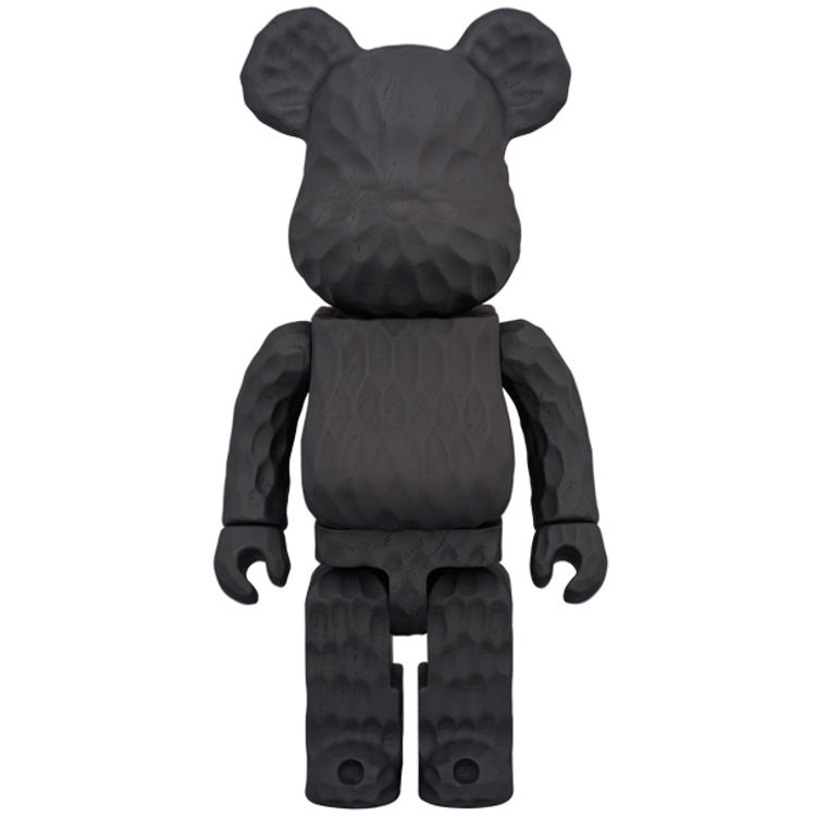 400% カリモク Be@rbrick (wood) by Fragment Design (Hiroshi Fujiwara)