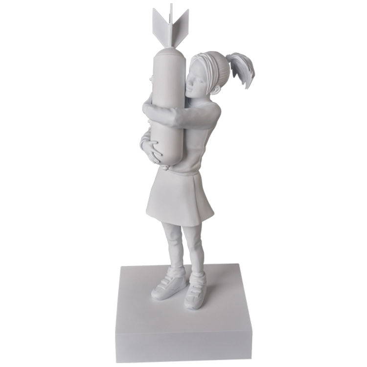 White Bomb Hugger by Banksy (Brandalised)