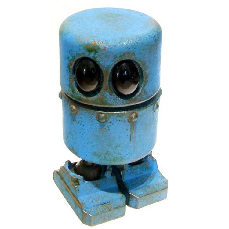 Robotic Space Traveller - Blue Rust by DMS
