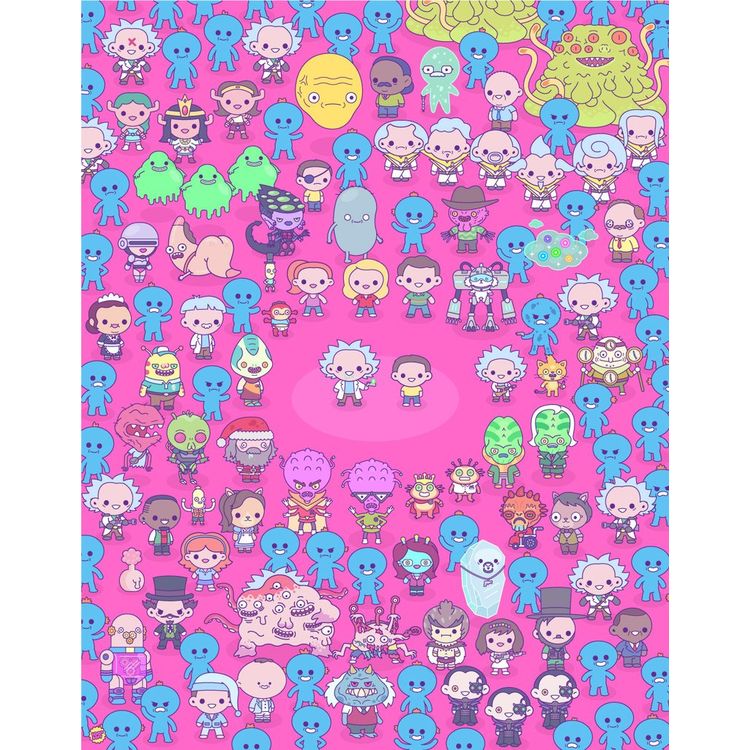 Rick & Morty Forever by 100% Soft