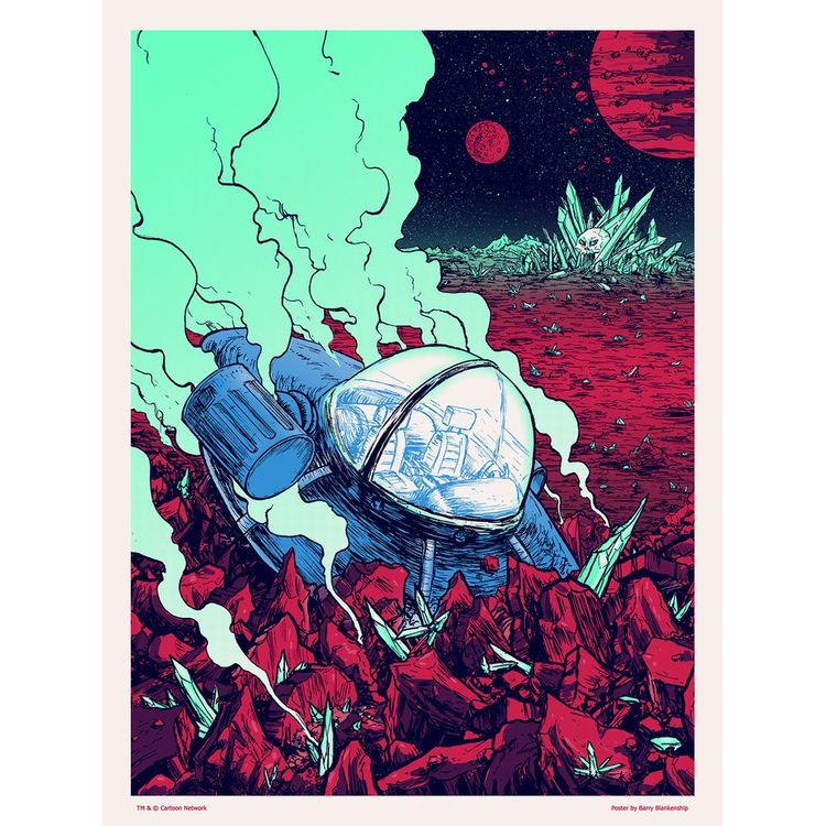 Rick & Morty's Smooth Landing by Barry Blankenship