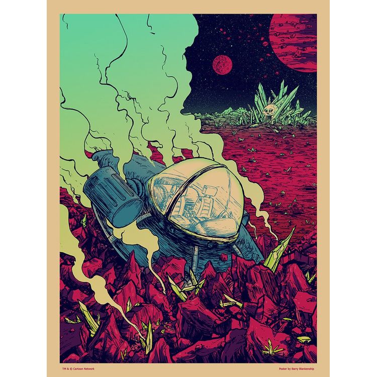 Rick & Morty's Smooth Landing - Variant by Barry Blankenship
