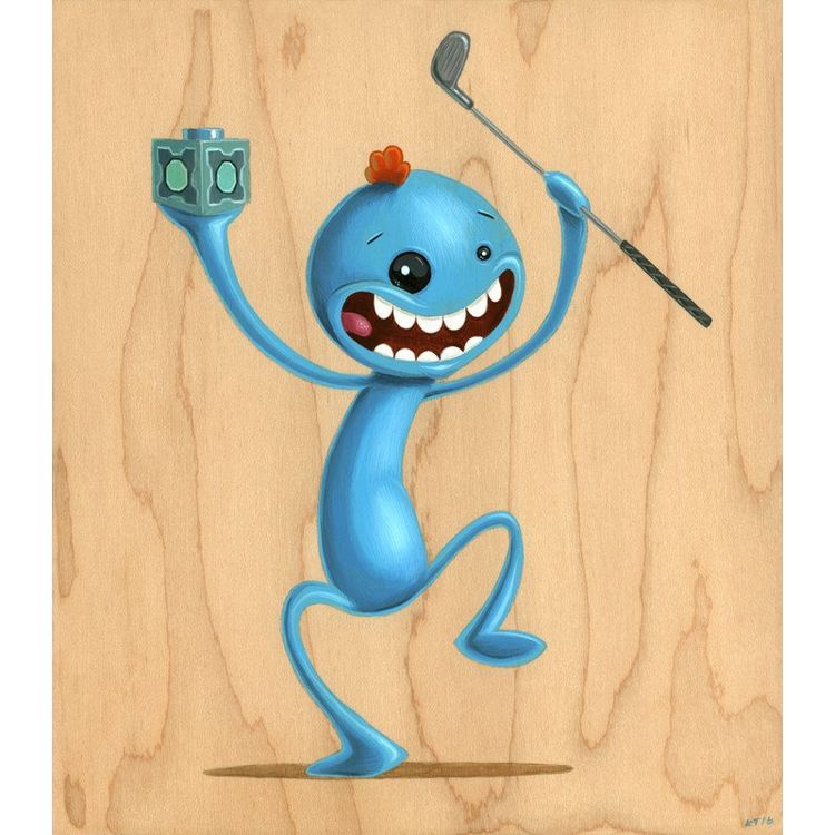 Mr. Meeseeks by Cuddly Rigor Mortis