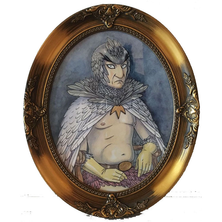 Portrait of Birdperson by Erin Gallagher