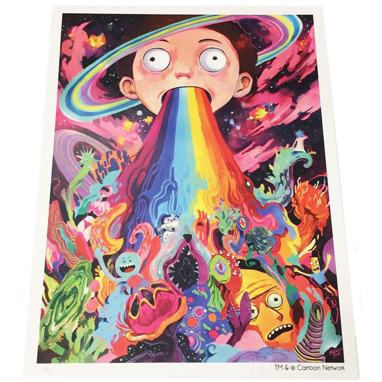 Moonmen - Print by Malisa Suchanya