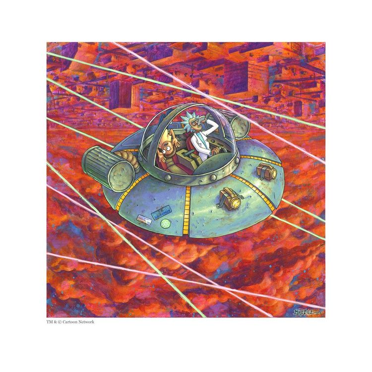 Shut Up, Morty! - Print by Mike Bilz