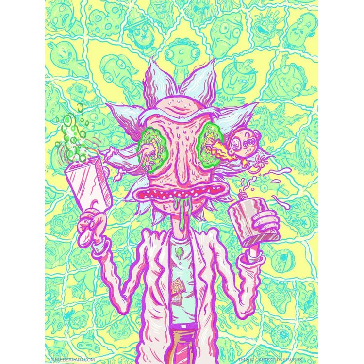 Get Down with The Rickness by Nate Bear