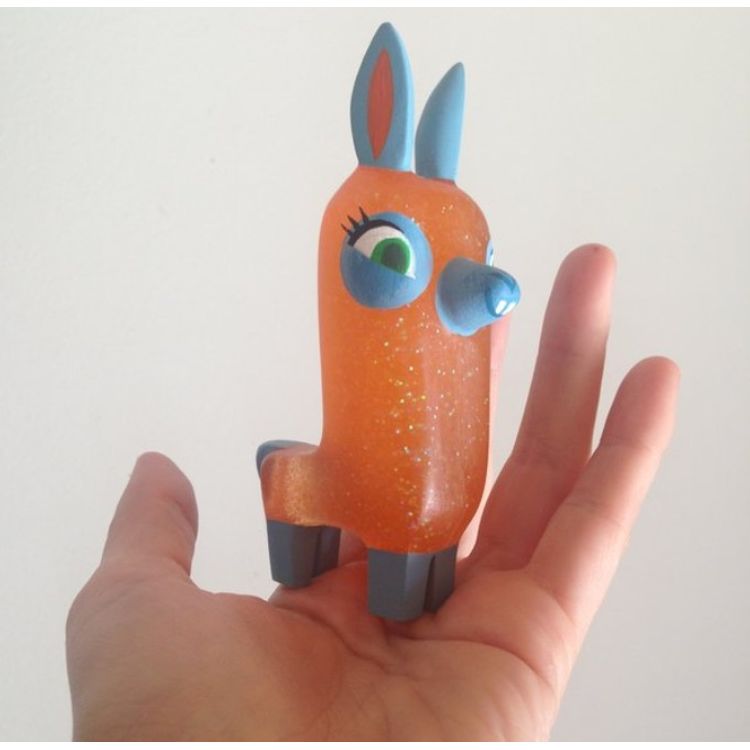 Orangesicle Alpaca by Michelle Valigura