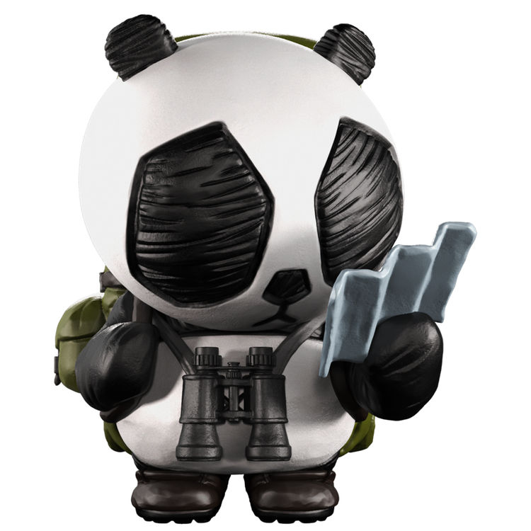 Hike Panda Ink by Cacooca