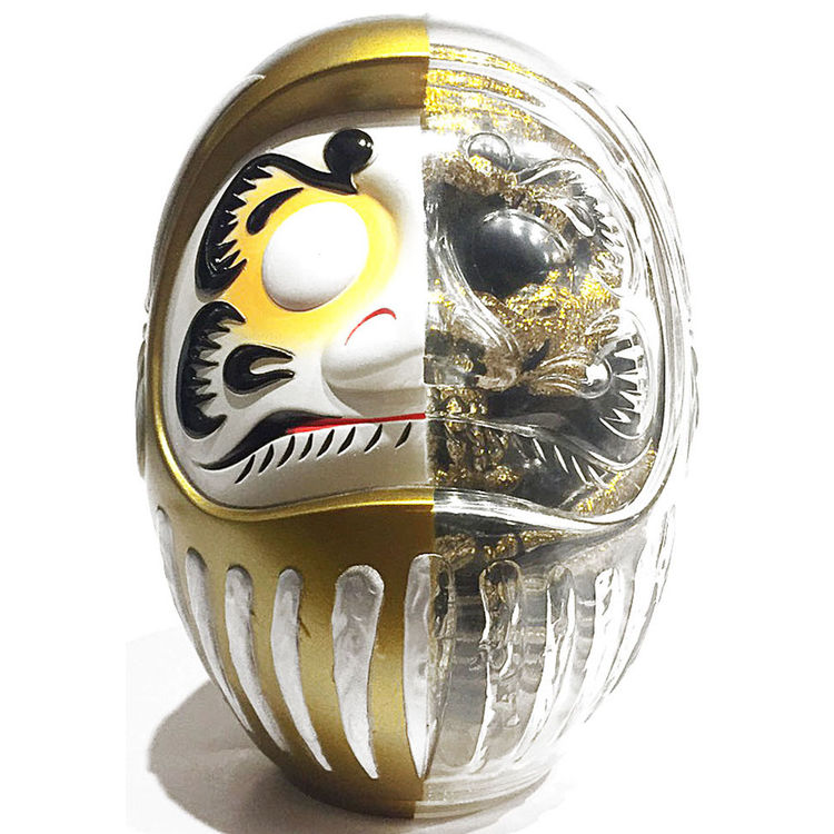 Daruma Skull X-Ray Full Color Gold by Secret Base