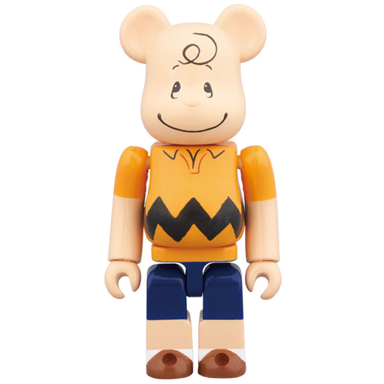 100% Charlie Brown : Peanuts Bearbrick by Charles M. Schulz