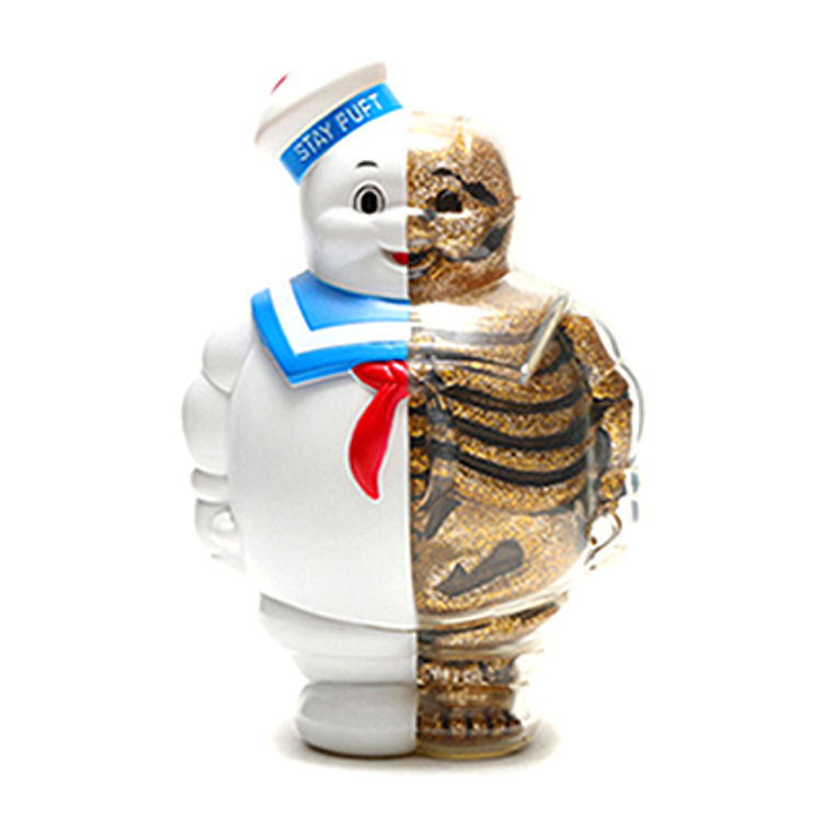 Full Color Gold Glitter Variant Marshmallow Man X-Ray by Secret Base