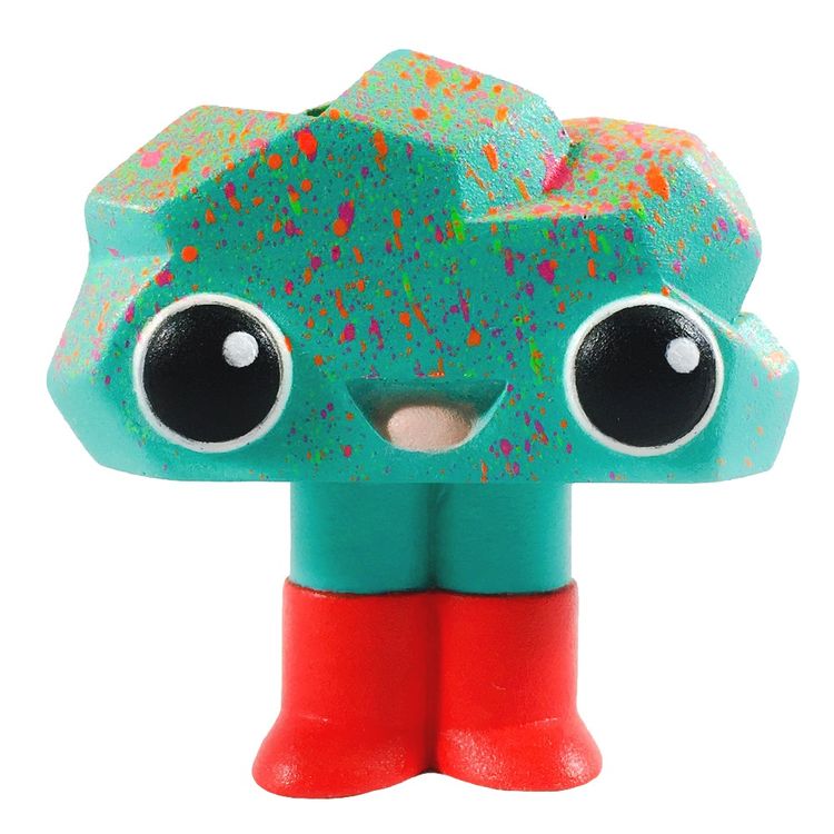 Rock Type Evolved - Speckled Teal by High Proof Toys