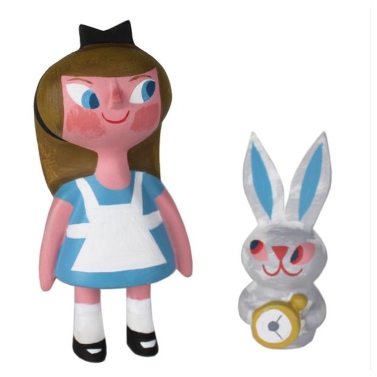 Alice and the White Rabbit by Michelle Valigura