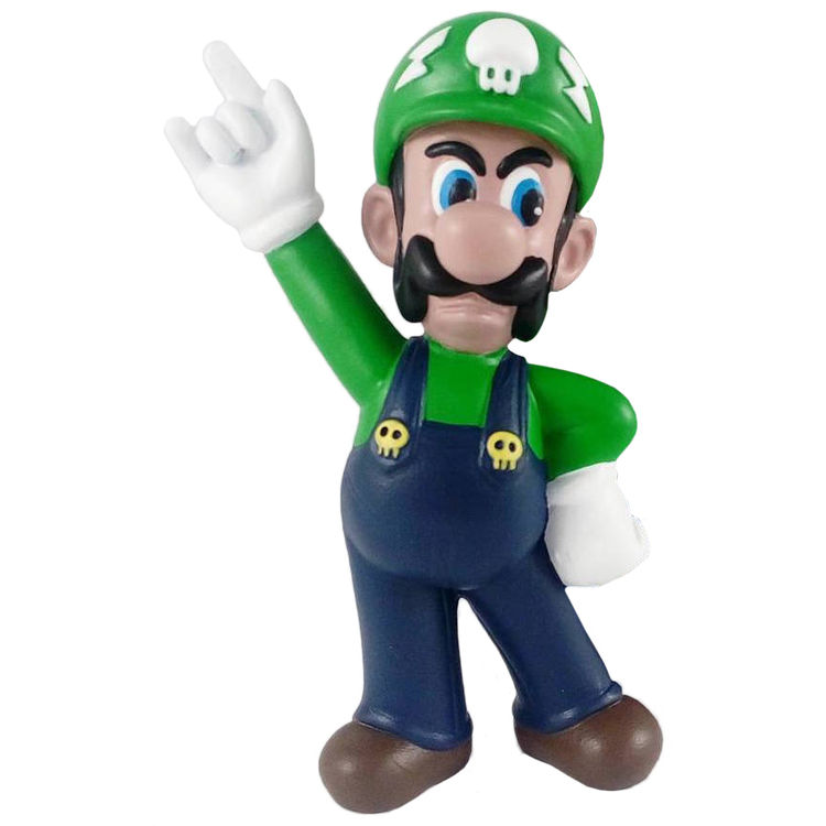 Luigi's Death Metal Stare OG (ToyCon UK '17) by iBreakToys (Lisa Rae Hansen)